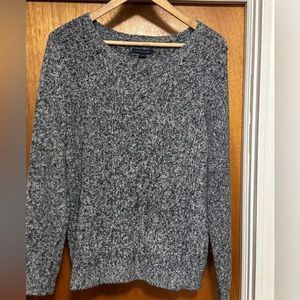 Tommy Hilfiger Heather Grey Cable Knit Sweater Sz large